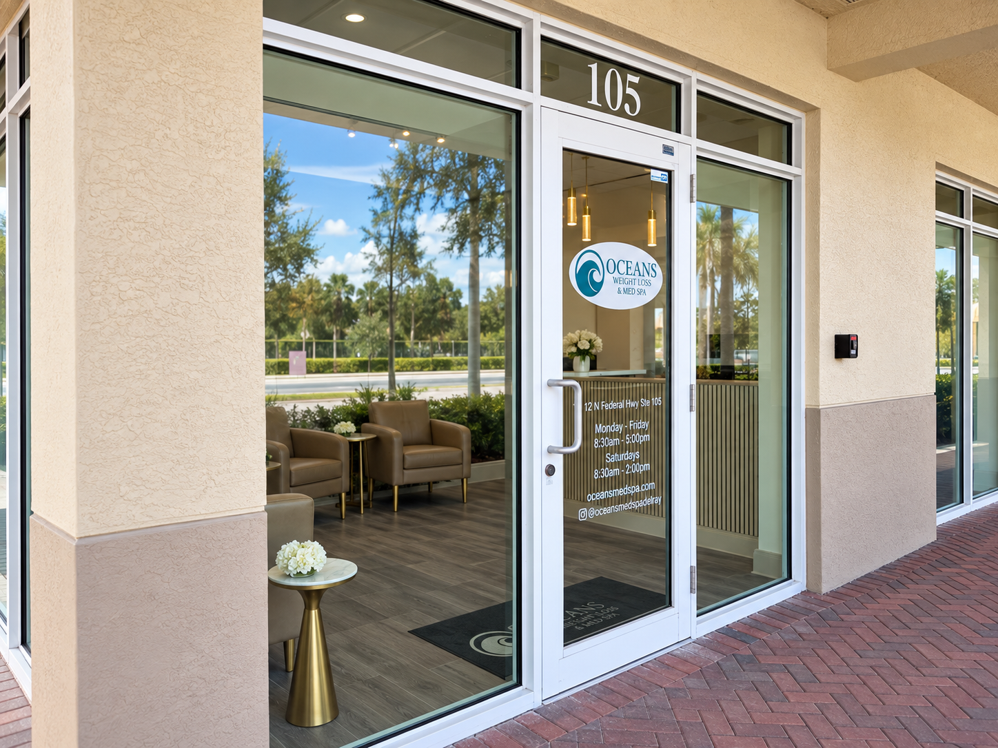 Oceans Weight Loss and Med Spa Delray Beach entrance